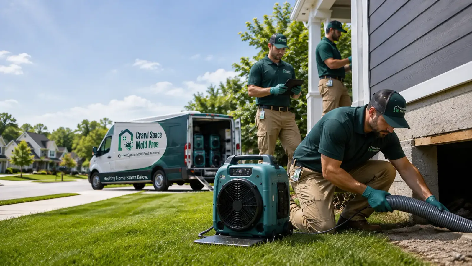 Crawl Space Mold Removal in Greenwood, DE